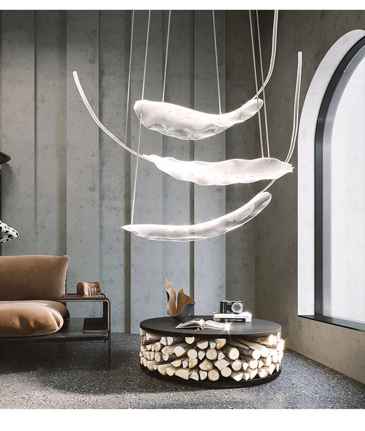 Hotel Lobby Glass Leaf Chandelier Villa Banquet Hall Art Glass Custom Lamps Chandeliers Pendant Lighting (12) Hotel Lobby Glass Leaf Chandelier Villa Banquet Hall Art Glass Custom Lamps Chandeliers Pendant Lighting (12)