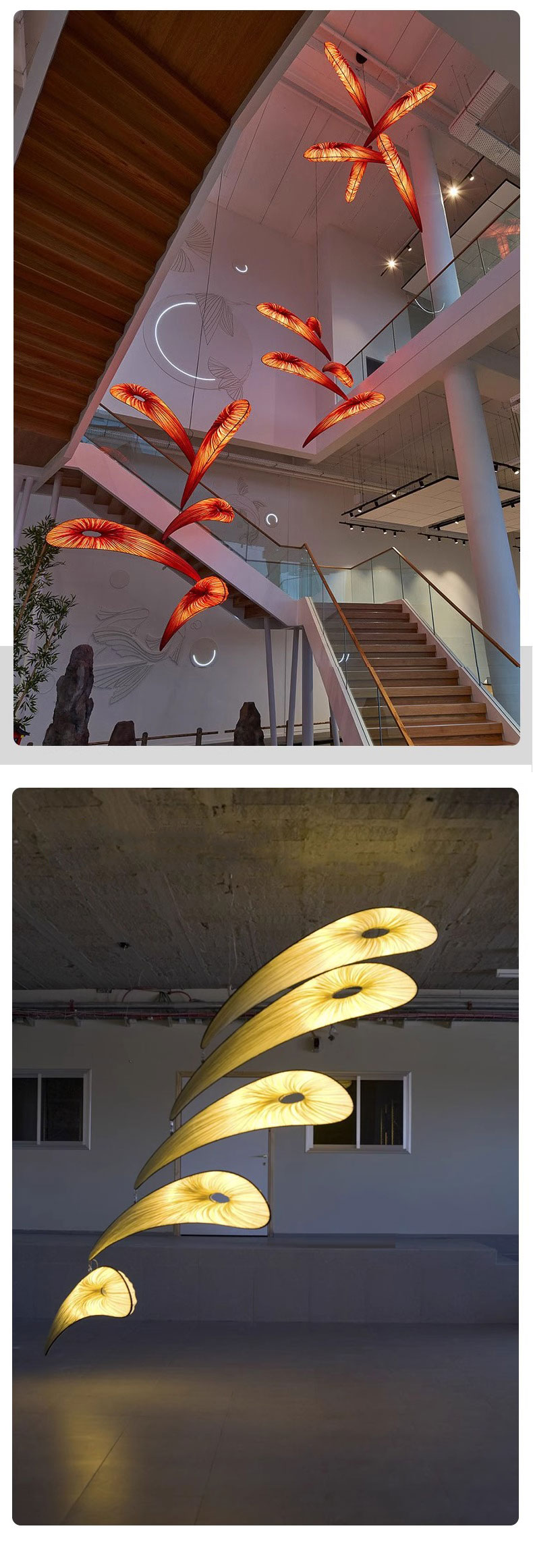 Modern Art Maple Leaf Chandelier Hotel Restaurant Decorative Custom Chandelier Pendant Lighting (7) Modern Art Maple Leaf Chandelier Hotel Restaurant Decorative Custom Chandelier Pendant Lighting (7)