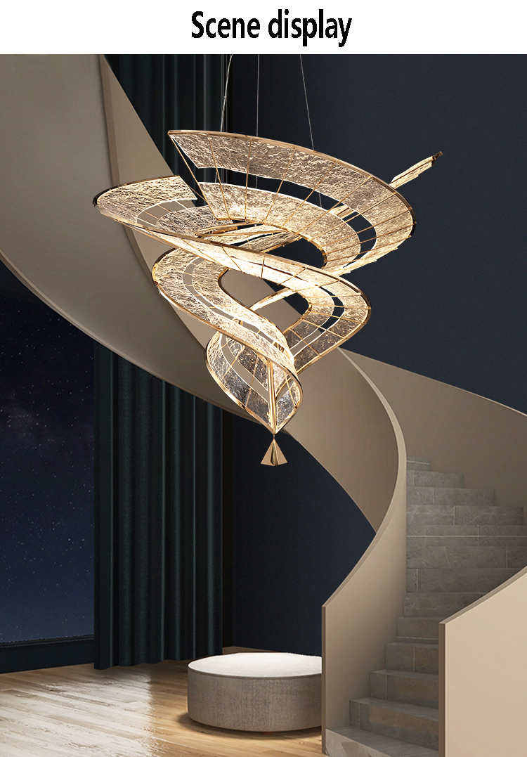 Modern Luxury Minimalist Chandeliers Pendant Lights Hotel Lobby Villa Living Banquet Hall Custom Chandelier (7) Modern Luxury Minimalist Chandeliers Pendant Lights Hotel Lobby Villa Living Banquet Hall Custom Chandelier (7)