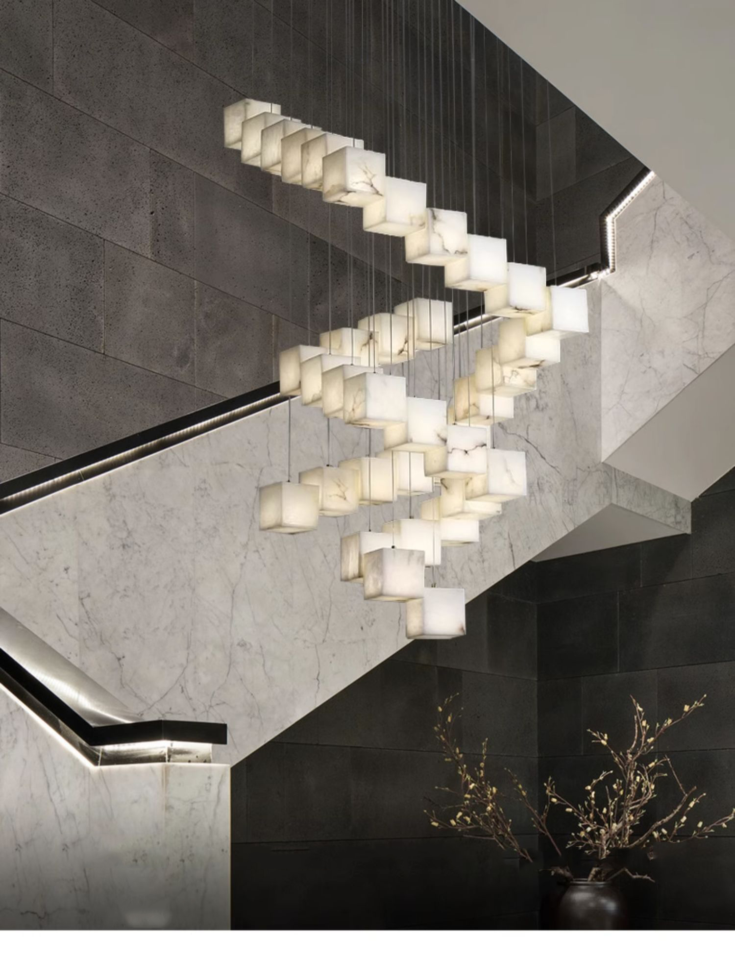 Simple Lamps Long Line Small Chandelier Stairs Restaurant Hotel Lobby Lamp Jade Villa bar bar Chandeliers Pendant Lighits (10) Simple Lamps Long Line Small Chandelier Stairs Restaurant Hotel Lobby Lamp Jade Villa bar bar Chandeliers Pendant Lighits (10)