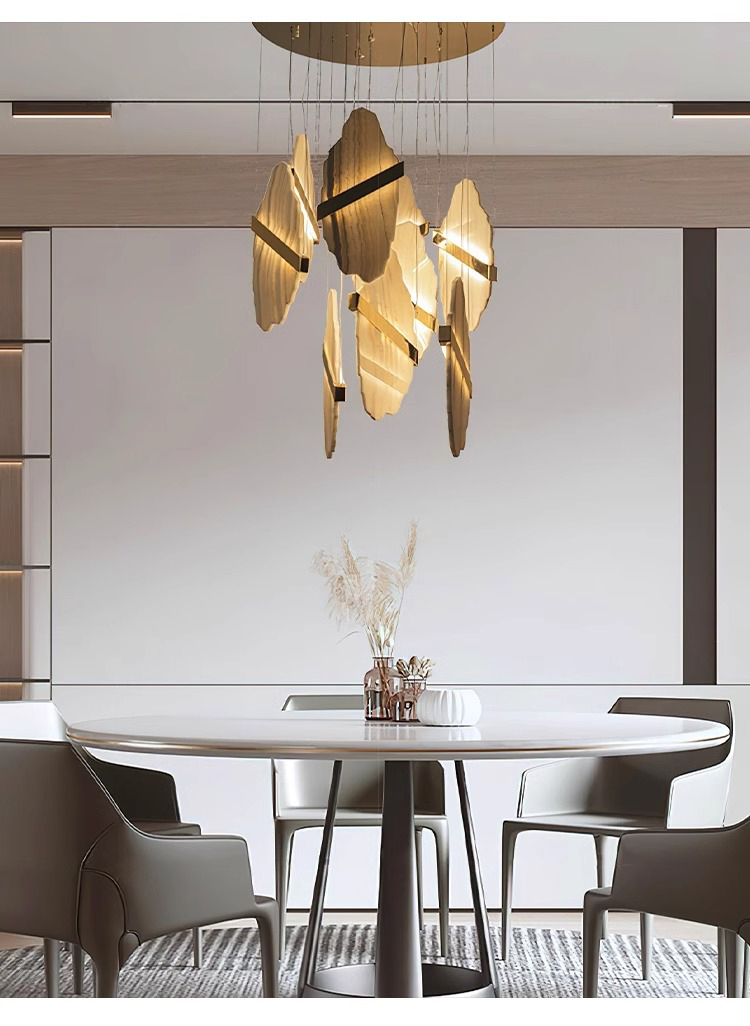 Spanish Unique Alabaster Strip Chandeliers Illa Hotel Conference Room Linear Hanging Chandelier Pendant Lights (5) Spanish Unique Alabaster Strip Chandeliers Illa Hotel Conference Room Linear Hanging Chandelier Pendant Lights (5)