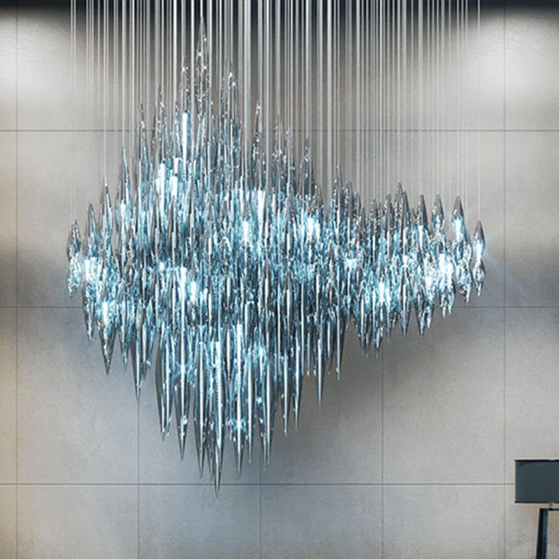 Designer Custom Made Luxury Art Large Modern Restaurant Hotel Lobby Fashion Crystal Pendant Chandelier Lighting (3) Designer Custom Made Luxury Art Large Modern Restaurant Hotel Lobby Fashion Crystal Pendant Chandelier Lighting (3)