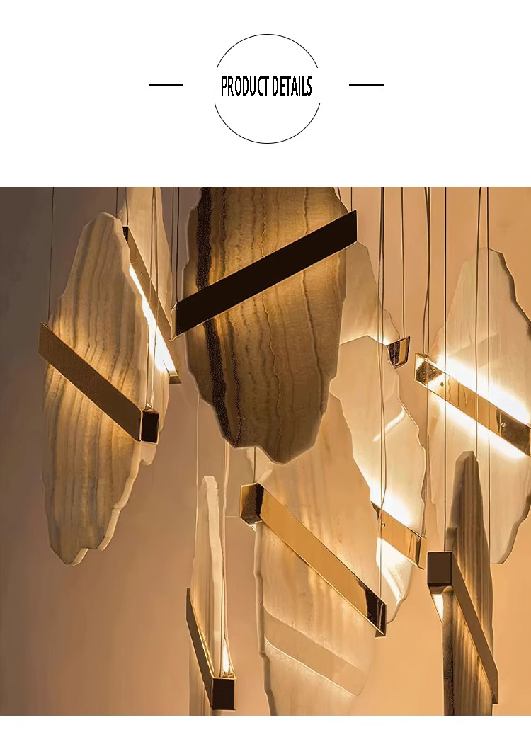 Spanish Unique Alabaster Strip Chandeliers Illa Hotel Conference Room Linear Hanging Chandelier Pendant Lights (7) Spanish Unique Alabaster Strip Chandeliers Illa Hotel Conference Room Linear Hanging Chandelier Pendant Lights (7)