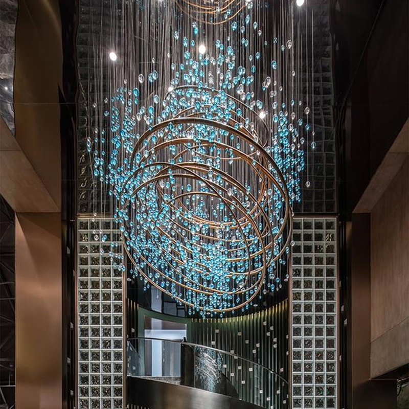 Hotel Lobby Project Large Custom Banquet Hall Villa Luxury Crystal Chandelier Pendant Lighting (1) Hotel Lobby Project Large Custom Banquet Hall Villa Luxury Crystal Chandelier Pendant Lighting (1)
