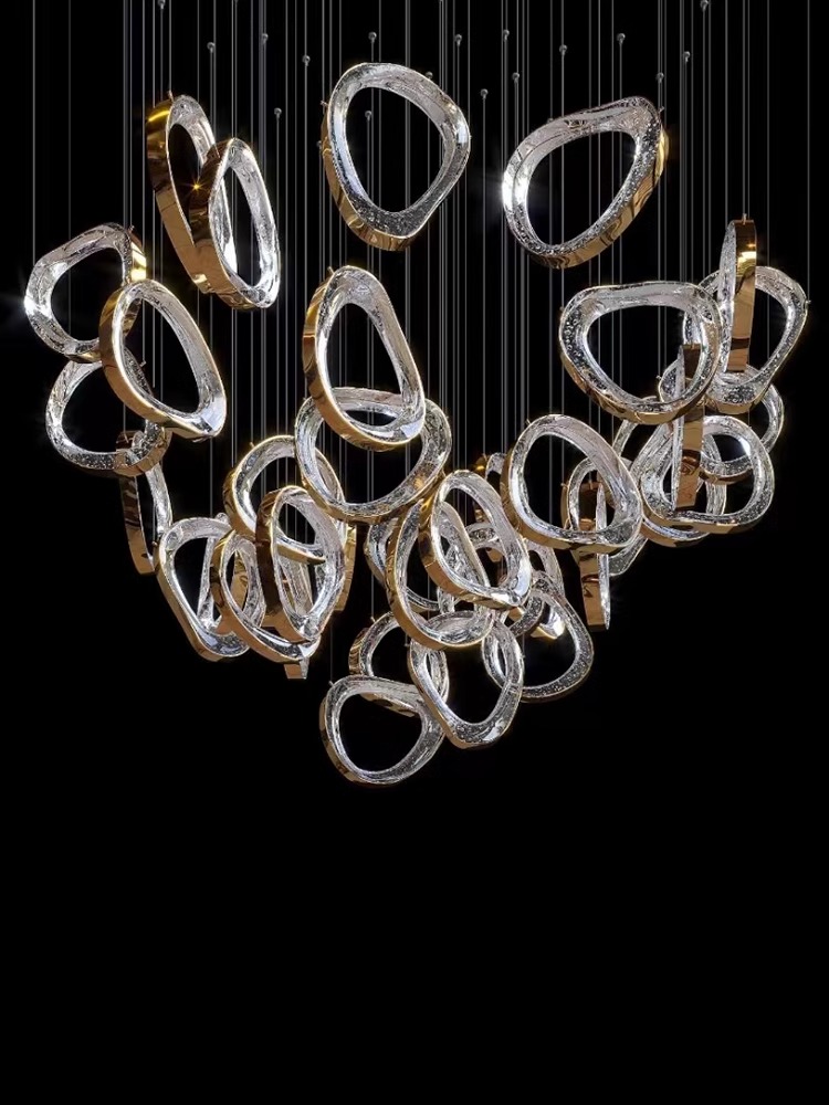 Custom Hotel Lobby Chandelier for Beauty Salon Front Desk Decoration Bar Sand Table Pendant Project Lighting Sales Lighting (1) Custom Hotel Lobby Chandelier for Beauty Salon Front Desk Decoration Bar Sand Table Pendant Project Lighting Sales Lighting (1)