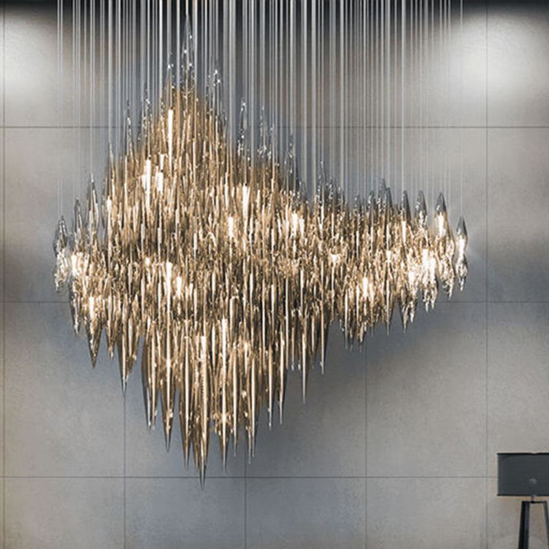 Designer Custom Made Luxury Art Large Modern Restaurant Hotel Lobby Fashion Crystal Pendant Chandelier Lighting (2) Designer Custom Made Luxury Art Large Modern Restaurant Hotel Lobby Fashion Crystal Pendant Chandelier Lighting (2)