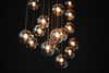Nordic Restaurant bar Hanging Glass Ball Lamp Simple Creative Coffee Shop Bubble clear Glass Wedding Banquet Hotel Chandelier