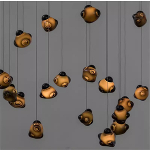 Custom Large Chandeliers Project Decor Modern Art Deco Big Hotel Lobby Lighting Glass Crystal Large Luxury Led Chandelier