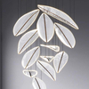 Hotel Lobby Glass Leaf Chandelier Villa Banquet Hall Art Glass Custom Lamps Chandeliers Pendant Lighting