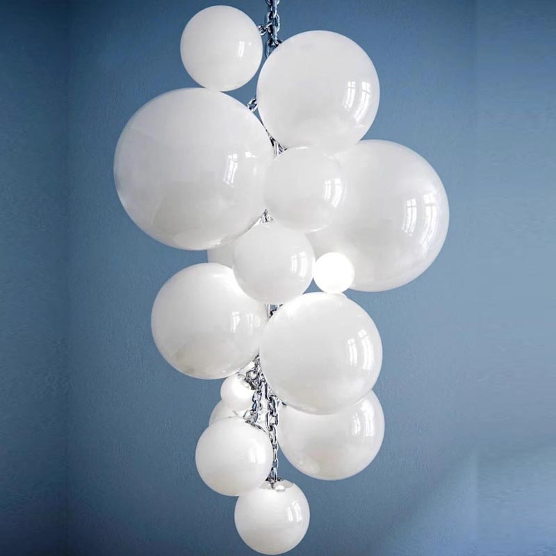 Glass Grape Hand-blown Chandeliers Pendant Lights Hotel Lobby Villa Living Room Chandelier Light Fixtures Hanging Lamps