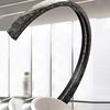 Circular stainless steel decorative lighting fixture for the hotel lobby