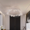 Customized Lotus Leaf Chandelier Luxurious Gold Glass Ceiling Lamp Room Hotel Lobby Decoration