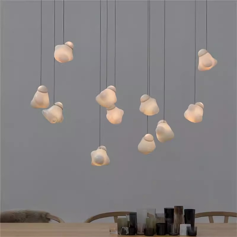 Custom Large Chandeliers Project Decor Modern Art Deco Big Hotel Lobby Lighting Glass Crystal Large Luxury Led Chandelier
