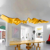 Hanging Minimalist Banquet Hall Villa Stair Chandeliers Modern Luxury Pendant Light Custom Large Led Chandelier