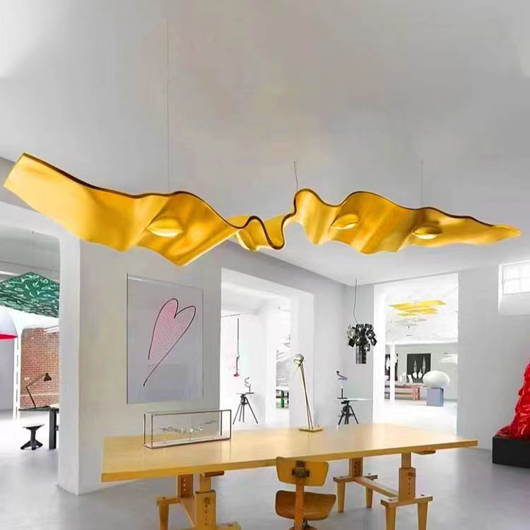 Hanging Minimalist Banquet Hall Villa Stair Chandeliers Modern Luxury Pendant Light Custom Large Led Chandelier