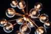 Nordic Restaurant bar Hanging Glass Ball Lamp Simple Creative Coffee Shop Bubble clear Glass Wedding Banquet Hotel Chandelier