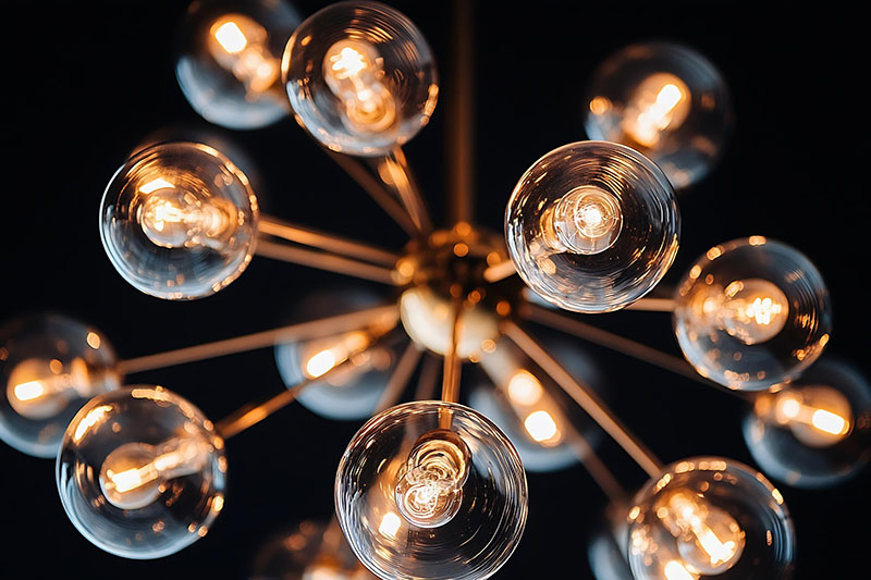 Nordic Restaurant bar Hanging Glass Ball Lamp Simple Creative Coffee Shop Bubble clear Glass Wedding Banquet Hotel Chandelier