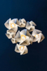 Creative Glass Ceramic Chandelier Villa Spiral Staircase Hotel Lobby Engineering Living Room Oval Shape Pendant Light