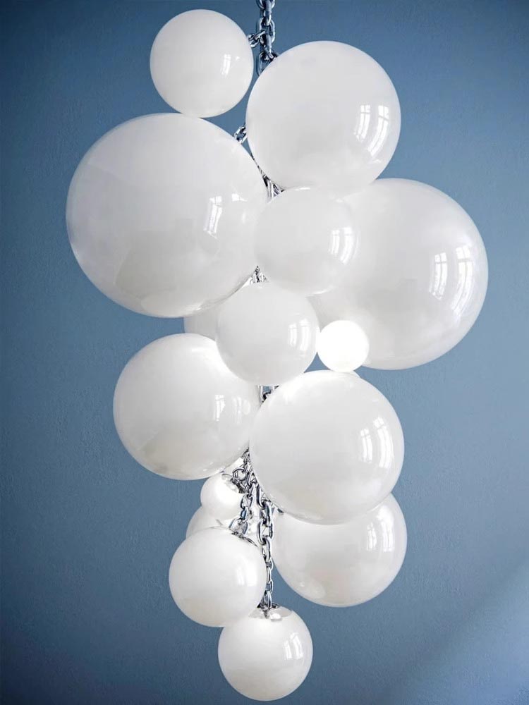 Glass Grape Hand-blown Chandeliers Pendant Lights Hotel Lobby Villa Living Room Chandelier Light Fixtures Hanging Lamps (10) Glass Grape Hand-blown Chandeliers Pendant Lights Hotel Lobby Villa Living Room Chandelier Light Fixtures Hanging Lamps (10)