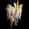 Luxury Party Events Hotel Stage Decoration Wedding Light Crystal ChandelierAngel Wings Butterfly Luxury Crystal Hanging Light for Villa Hotel Lobby Custom Glass Chandeliers Pendant Lighting