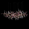 Modern Custom LED Ginkgo Leaf-Inspired Acrylic Branch Light Temperature Chandeliers Pendant Lights for Room
