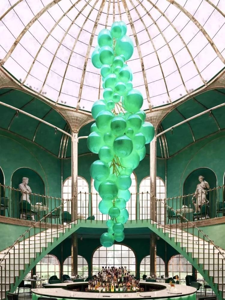 Glass Grape Hand-blown Chandeliers Pendant Lights Hotel Lobby Villa Living Room Chandelier Light Fixtures Hanging Lamps (4) Glass Grape Hand-blown Chandeliers Pendant Lights Hotel Lobby Villa Living Room Chandelier Light Fixtures Hanging Lamps (4)