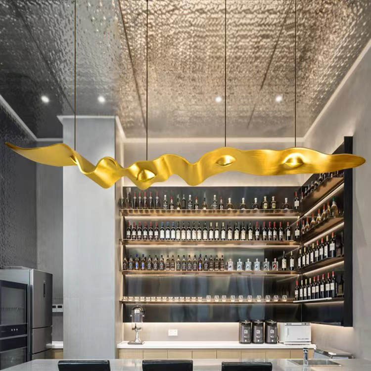 Hanging Minimalist Banquet Hall Villa Stair Chandeliers Modern Luxury Pendant Light Custom Large Led Chandelier