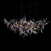 Modern Custom LED Ginkgo Leaf-Inspired Acrylic Branch Light Temperature Chandeliers Pendant Lights for Room
