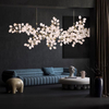 Grape Shape Hanging Lamp Decorative Banquet Hall Villa Hotel Lobby Modern Glass Led Chandelier