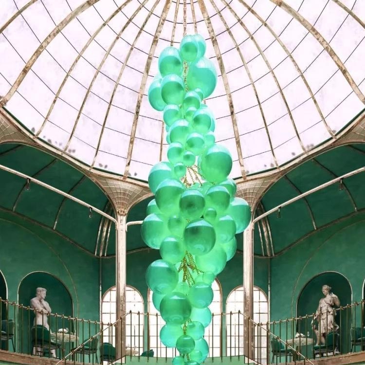 Glass Grape Hand-blown Chandeliers Pendant Lights Hotel Lobby Villa Living Room Chandelier Light Fixtures Hanging Lamps