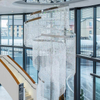 Luxury Design Big Chandelier for High Ceiling Hotel Home Staircase Luxury Entrance Crystal Chandelier Pendant Light