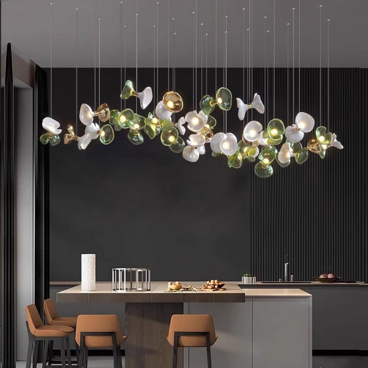 Modern Hotel Lobby Decoration Lighting Dining Room Living Room Custom Glass Chandeliers Pendant Lighting