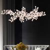Grape Shape Hanging Lamp Decorative Banquet Hall Villa Hotel Lobby Modern Glass Led Chandelier
