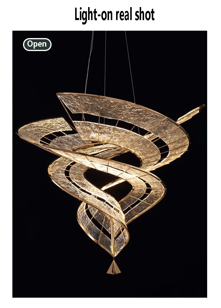 Modern Luxury Minimalist Chandeliers Pendant Lights Hotel Lobby Villa Living Banquet Hall Custom Chandelier (5) Modern Luxury Minimalist Chandeliers Pendant Lights Hotel Lobby Villa Living Banquet Hall Custom Chandelier (5)