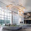 Hotel Lobby Banquet Hall Model Room Artistic Modeling Creative Decoration Custom Chandelier Pendant Lighting