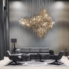 Designer Custom Made Luxury Art Large Modern Restaurant Hotel Lobby Fashion Crystal Pendant Chandelier Lighting