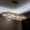 Modern Luxury Large Round Chandelier Restaurant Living Room Hotel Lobby Crystal Custom Engineering Chandelier