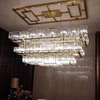Modern Luxury Large Round Chandelier Restaurant Living Room Hotel Lobby Crystal Custom Engineering Chandelier