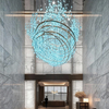 Hotel Lobby Project Large Custom Banquet Hall Villa Luxury Crystal Chandelier Pendant Lighting