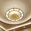 Large Round Chandelier Restaurant Living Room Hotel Lobby Custom Engineering Chandelier