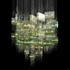 Custom Luxury Large Modern Hanging Light for Villa Hotel Lobby Crystal Glass Chandeliers Pendant Lights