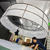 Customized Stainless Steel Fabric Art Chandelier Modern Luxury Branch Style PendantLights Hotels Villa