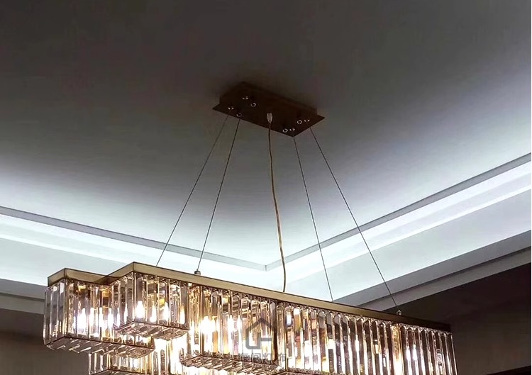 Modern Luxury Large Round Chandelier Restaurant Living Room Hotel Lobby Crystal Custom Engineering Chandelier (7)