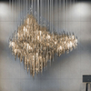 Designer Custom Made Luxury Art Large Modern Restaurant Hotel Lobby Fashion Crystal Pendant Chandelier Lighting